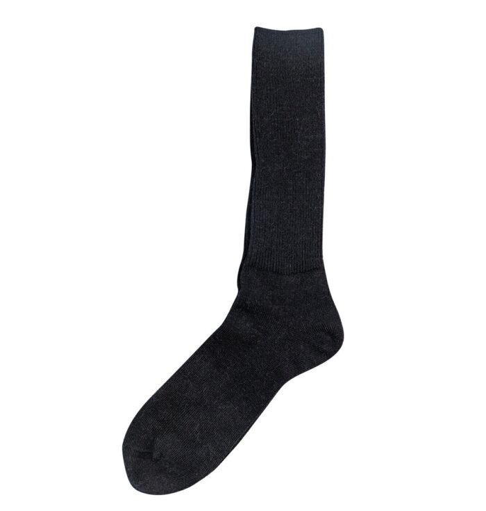 Alpaca Dress Socks Black