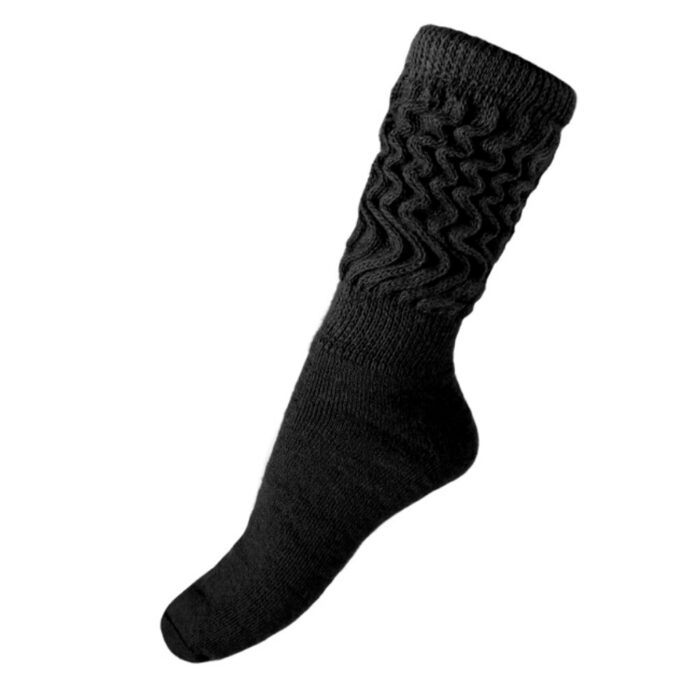 Alpaca Unisex Therapeutic Socks - Black