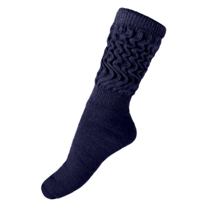 Alpaca Unisex Therapeutic Socks - Navy