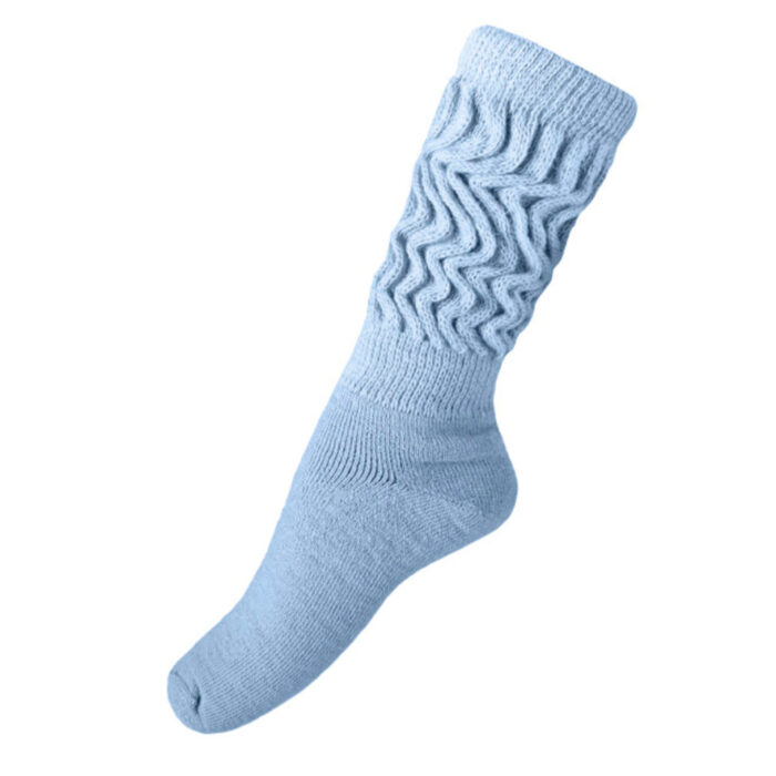 Alpaca Unisex Therapeutic Socks - Powder Blue