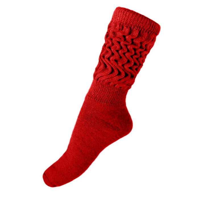 Alpaca Unisex Therapeutic Socks - Red